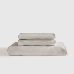 NWT QUINCE Bamboo Fitted Sheet Set Cal King Sand 0521